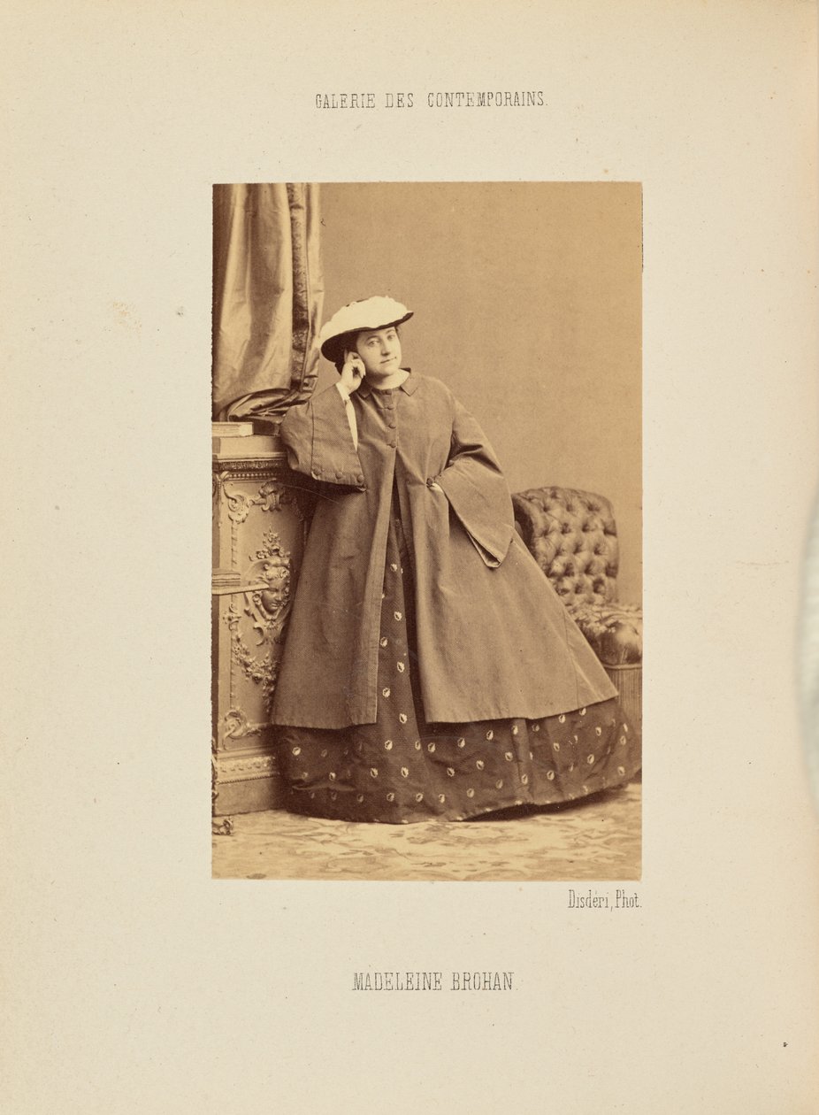 Madeleine Brohan da Andre Adolphe Eugene Disderi