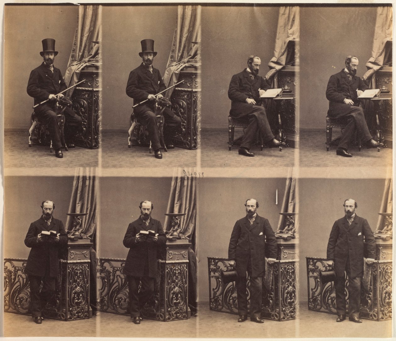 Monsieur Merlen, 1861 da Andre Adolphe Eugene Disderi