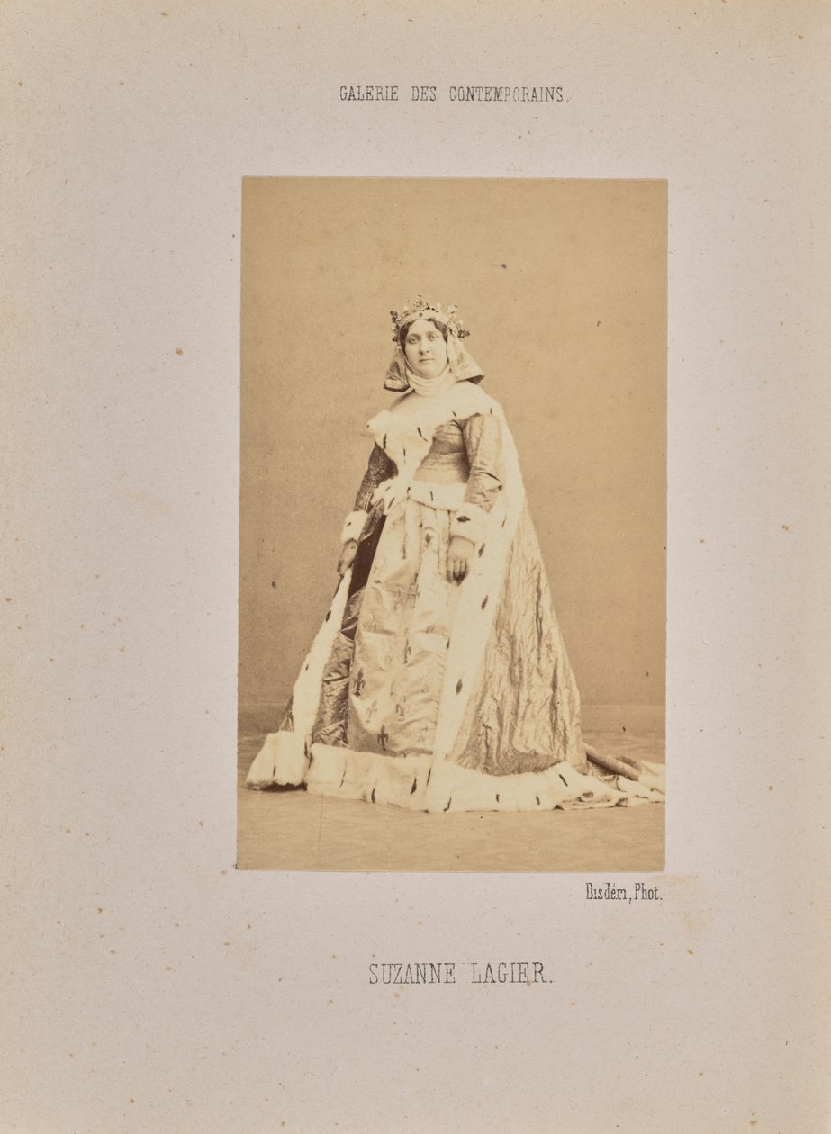 Suzanne Lagier da Andre Adolphe Eugene Disderi