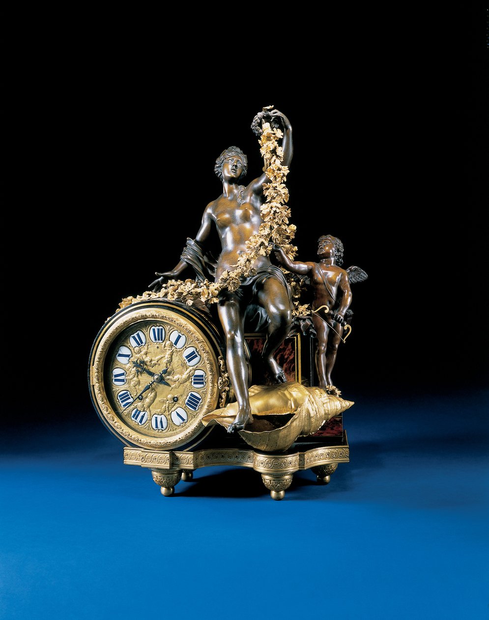 Orologio da camino di Luigi XIV, c.1715 da Andre Charles Boulle