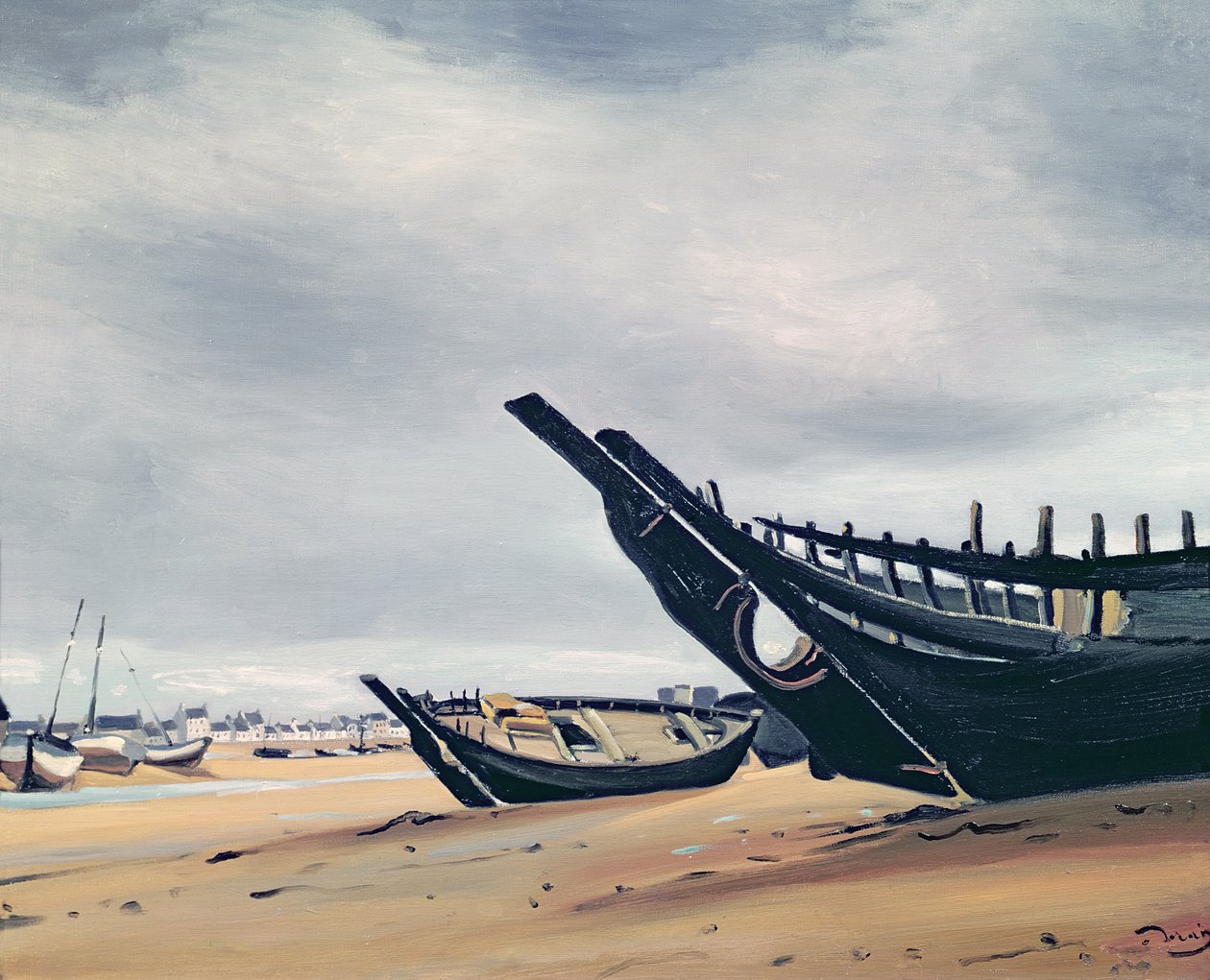 Barche sulla spiaggia di Camaret da Andre Derain