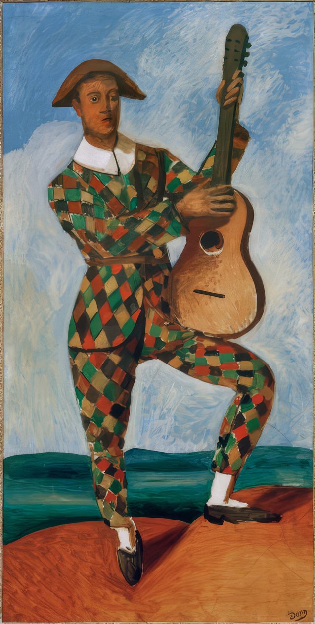 Arlecchino con chitarra da Andre Derain