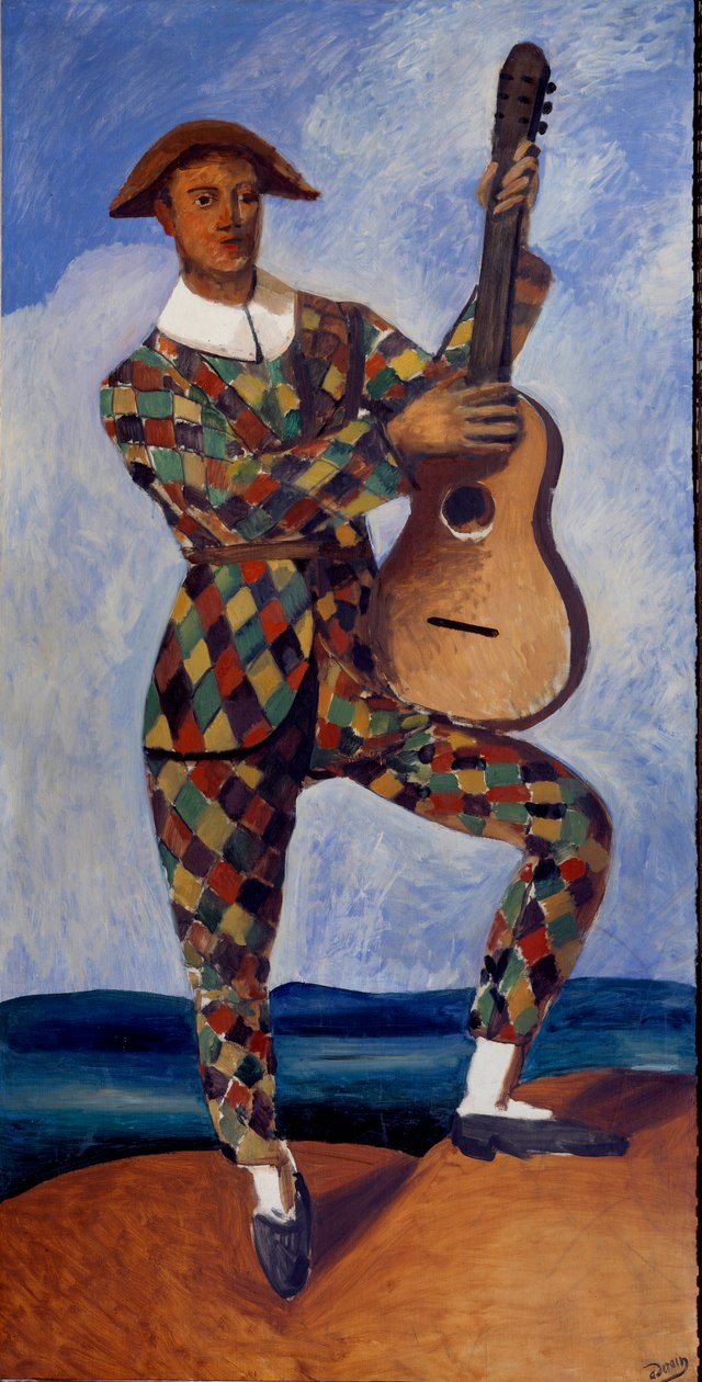 Arlecchino con la chitarra da Andre Derain