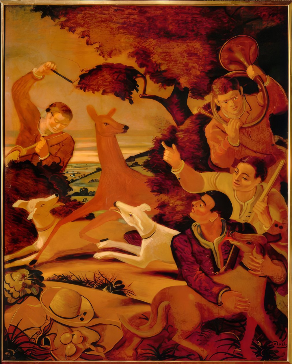 Caccia al cervo da Andre Derain
