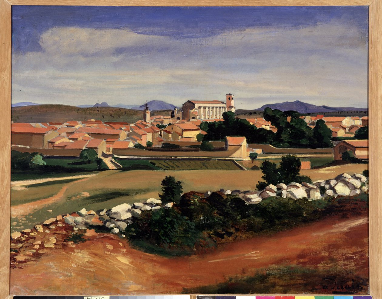 Paesaggio di Saint Maximin da Andre Derain