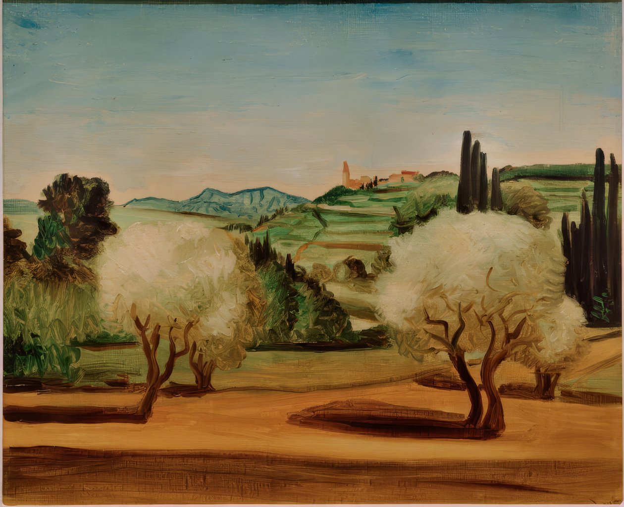 Paesaggio con ulivi da Andre Derain