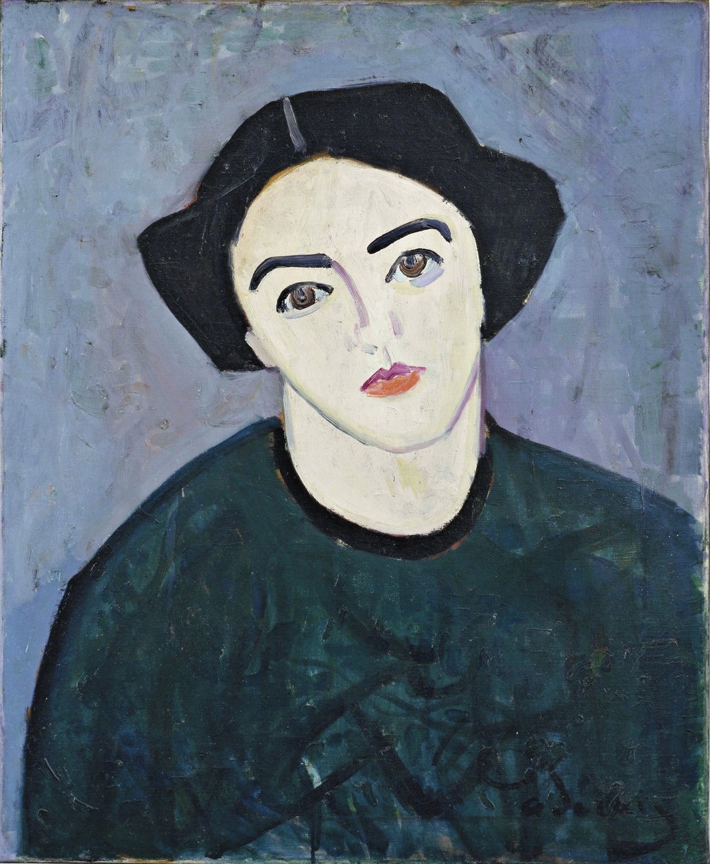 Madame Derain in verde da Andre Derain