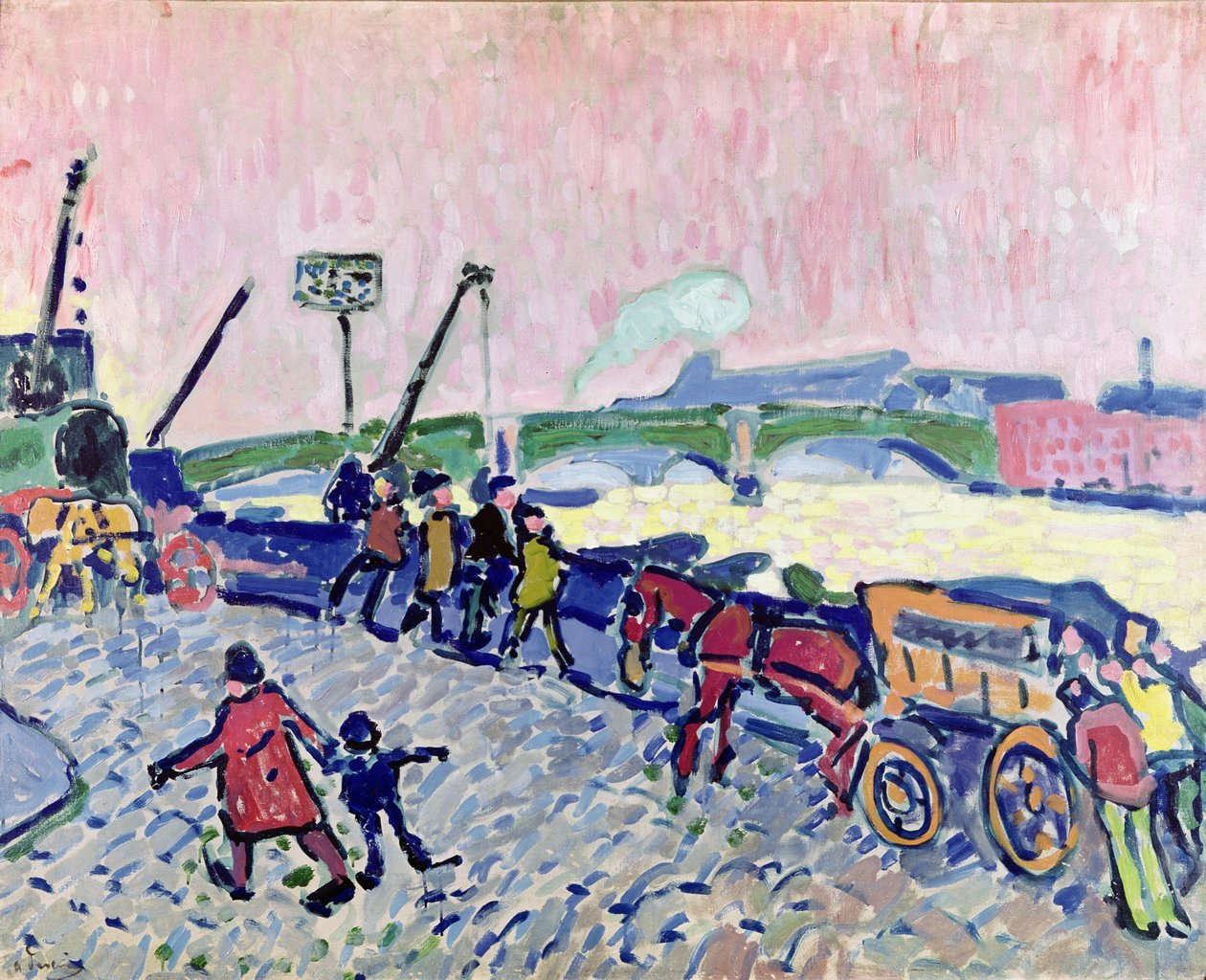 Il ponte di Chatou da Andre Derain