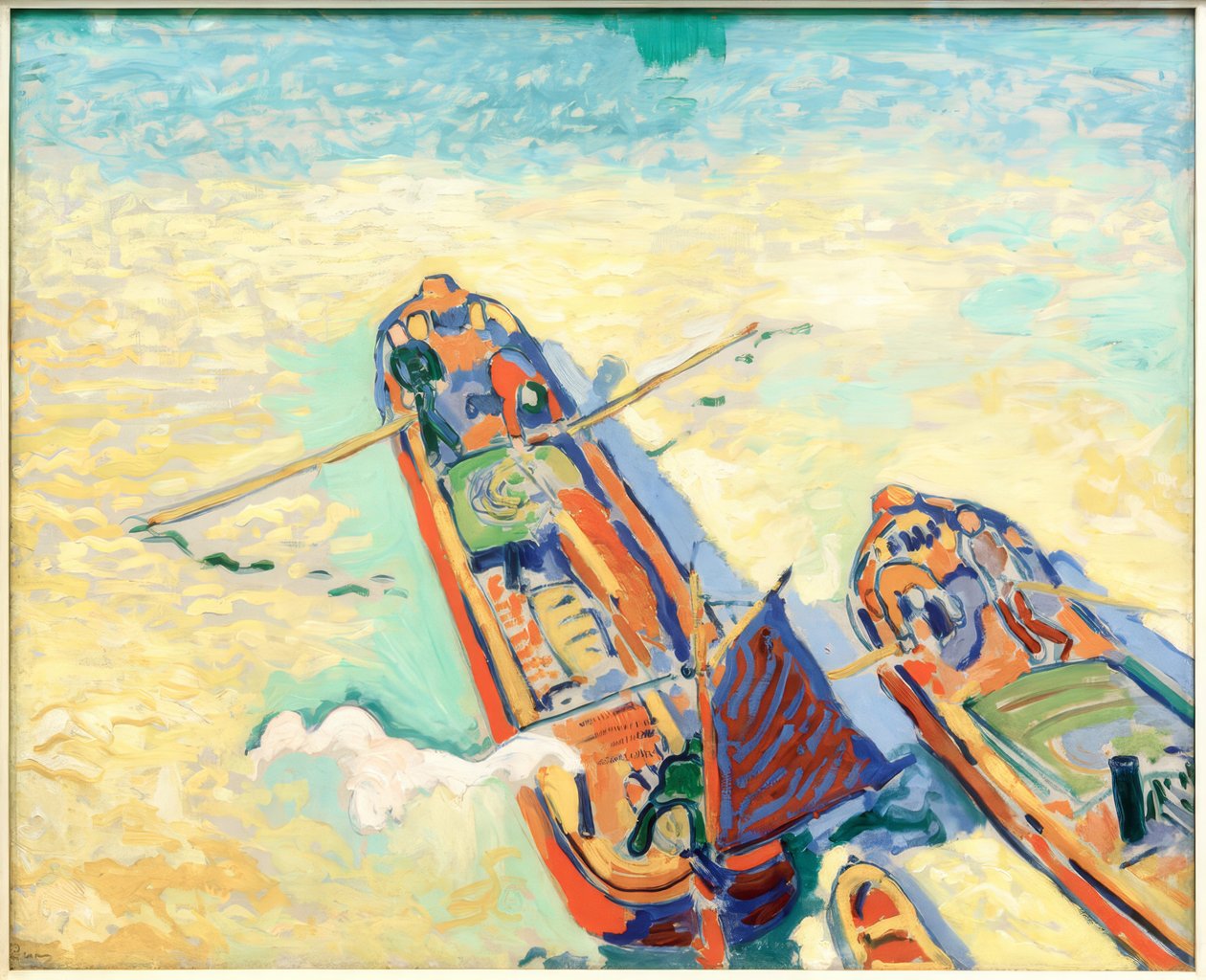 Le due chiatte da Andre Derain