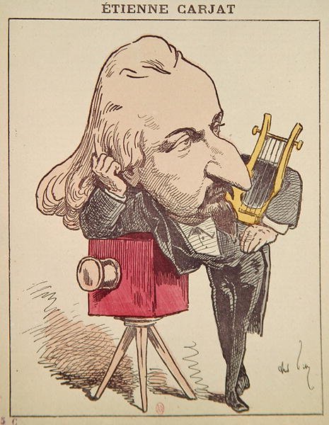 Etienne Carjat, c. 1890 da Andre Gill