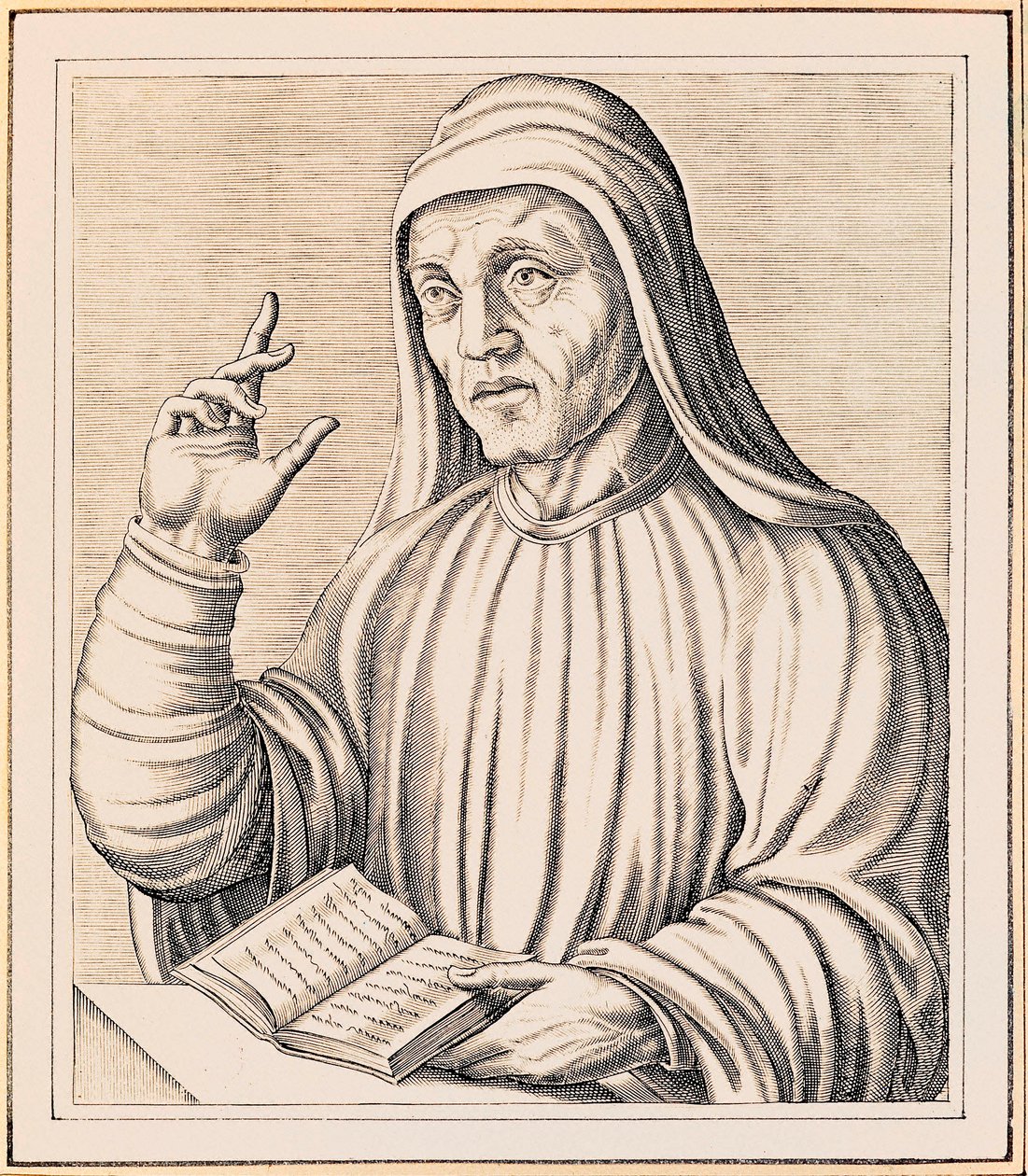 Ritratto di Alcuino da Andre Thevet