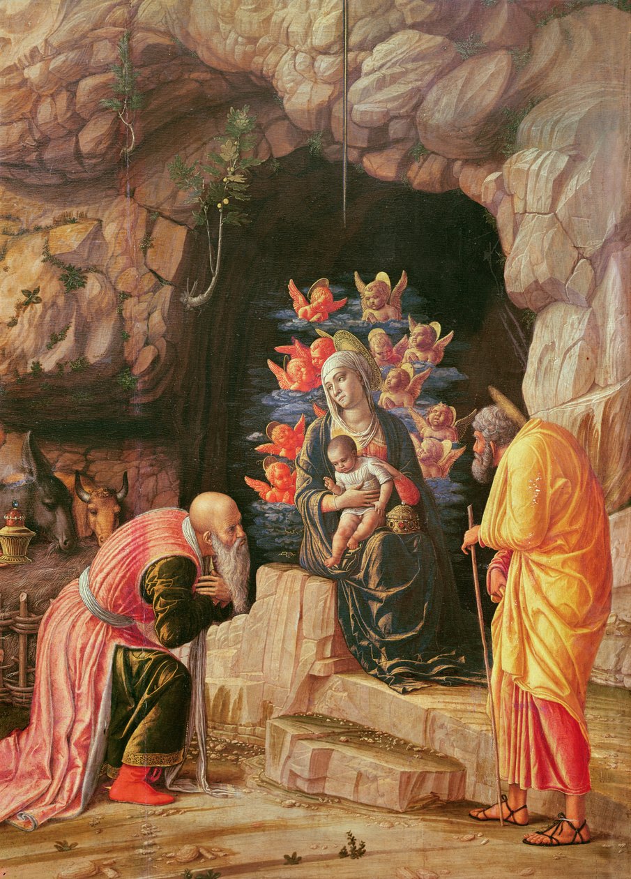 Adorazione dei Magi trittico, (dettaglio) da Andrea Mantegna