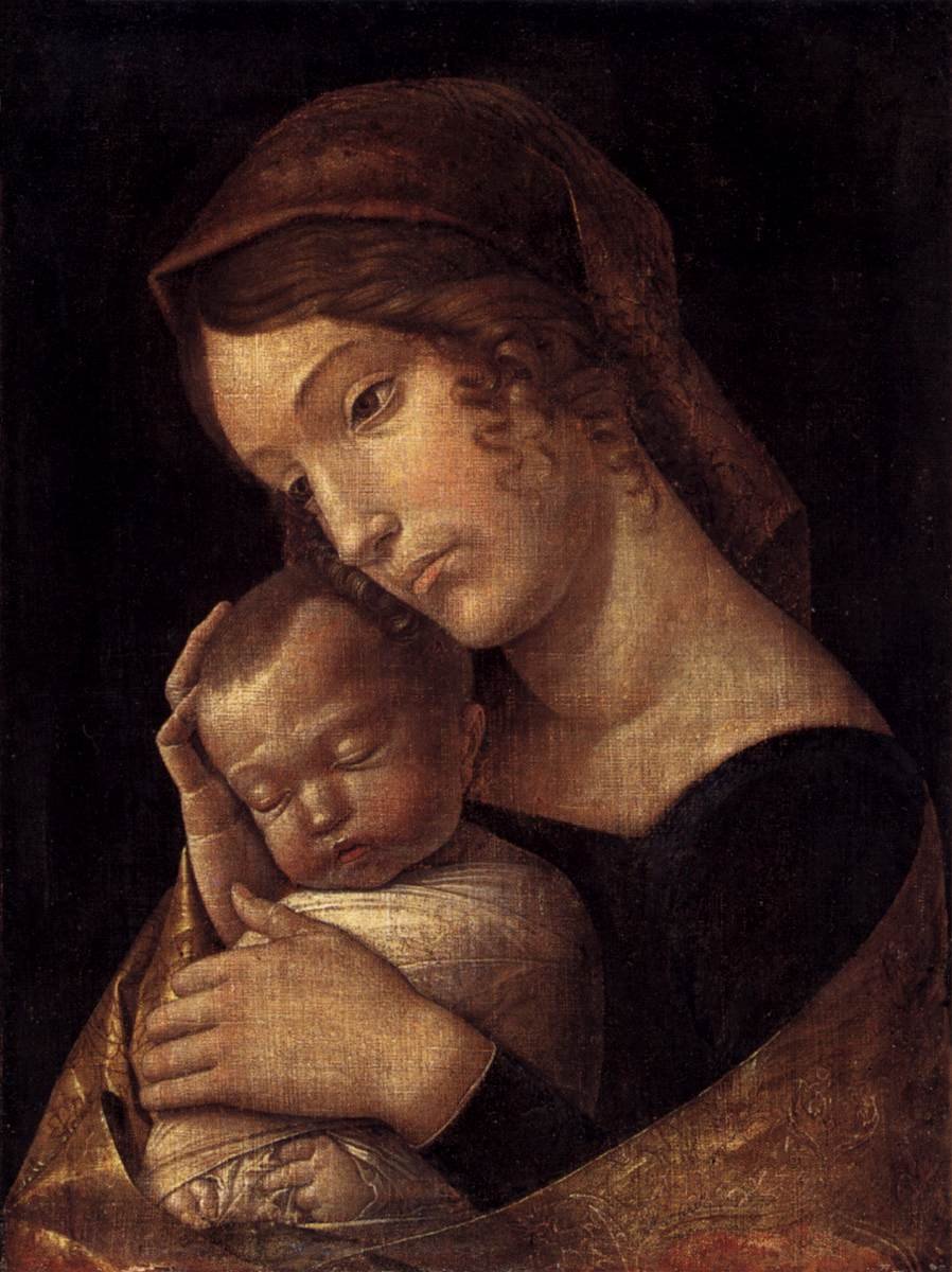 Madonna con Bambino dormiente da Andrea Mantegna