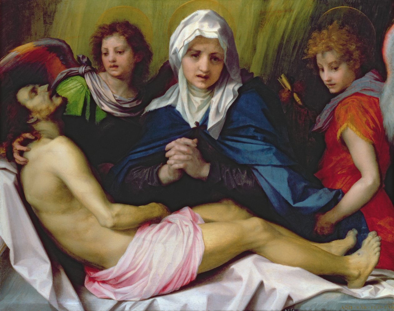 Compianto di Cristo, c.1519-20 da Andrea del Sarto