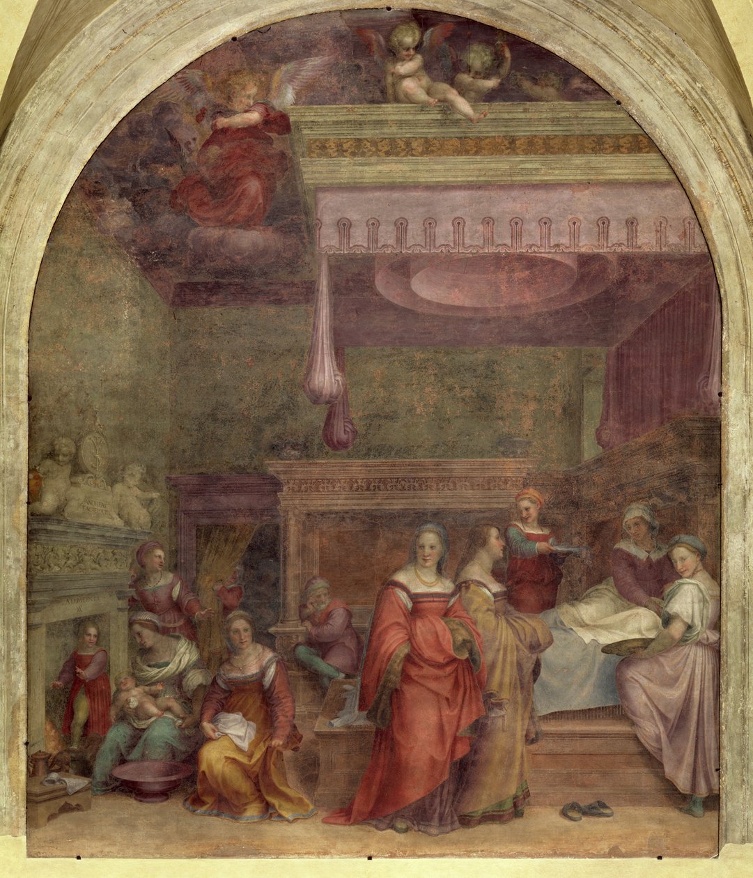 La Nascita della Vergine, 1514 da Andrea del Sarto