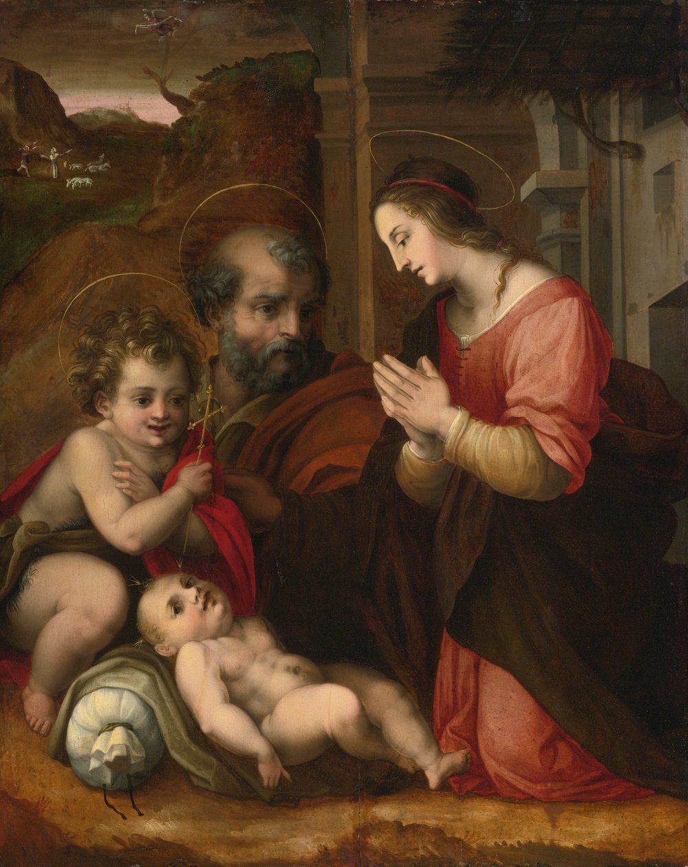 La Sacra Famiglia con il giovane San Giovanni Battista da Andrea del Sarto