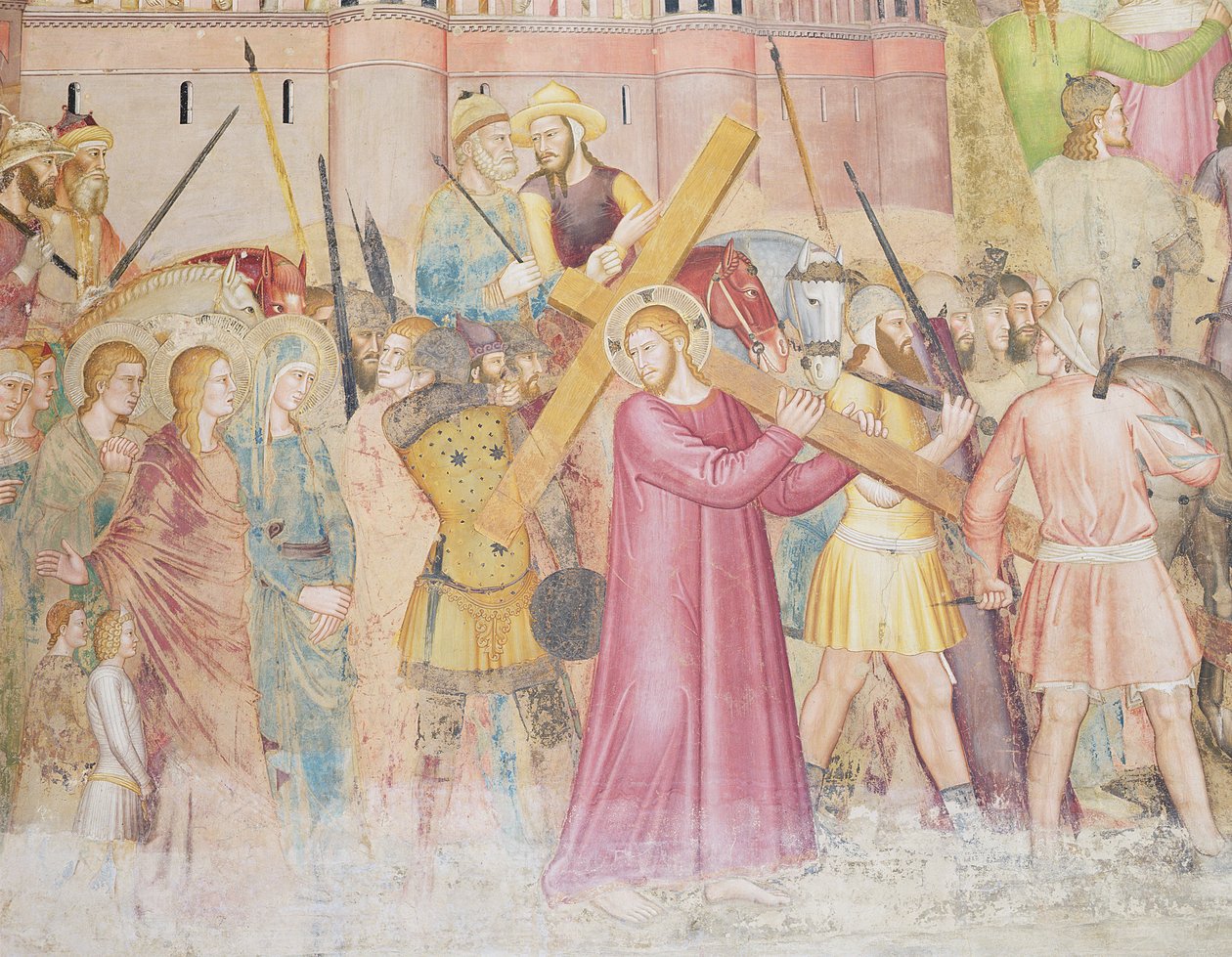 La strada per il Calvario, Capellone degli Spagnoli, 1365-67 da Andrea di Bonaiuto