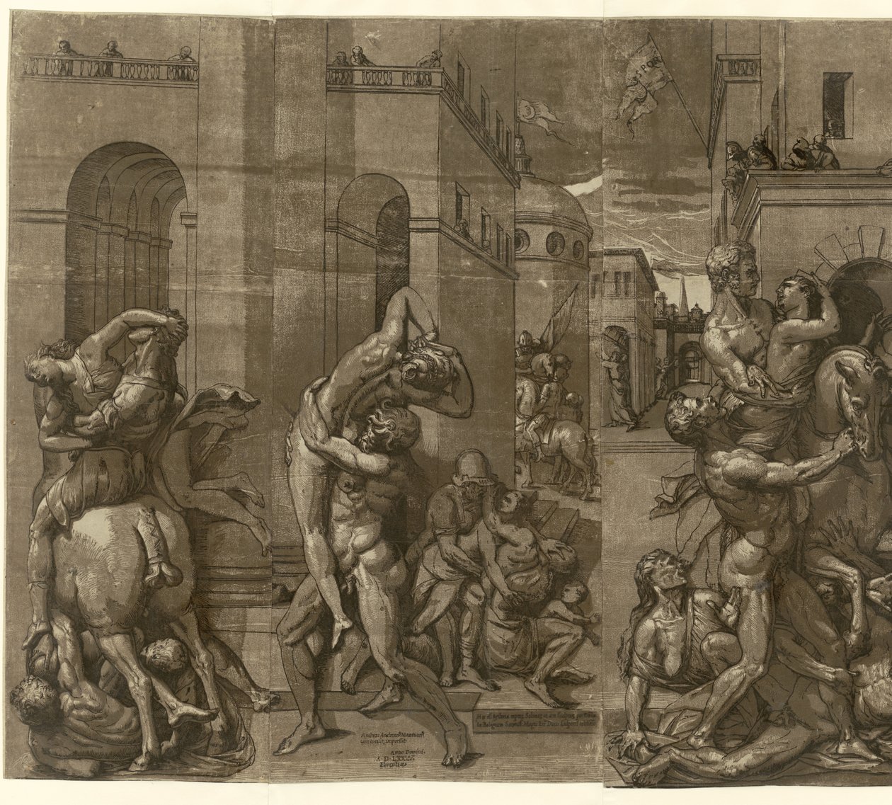 Ratto delle Sabine da Andrea Andreani