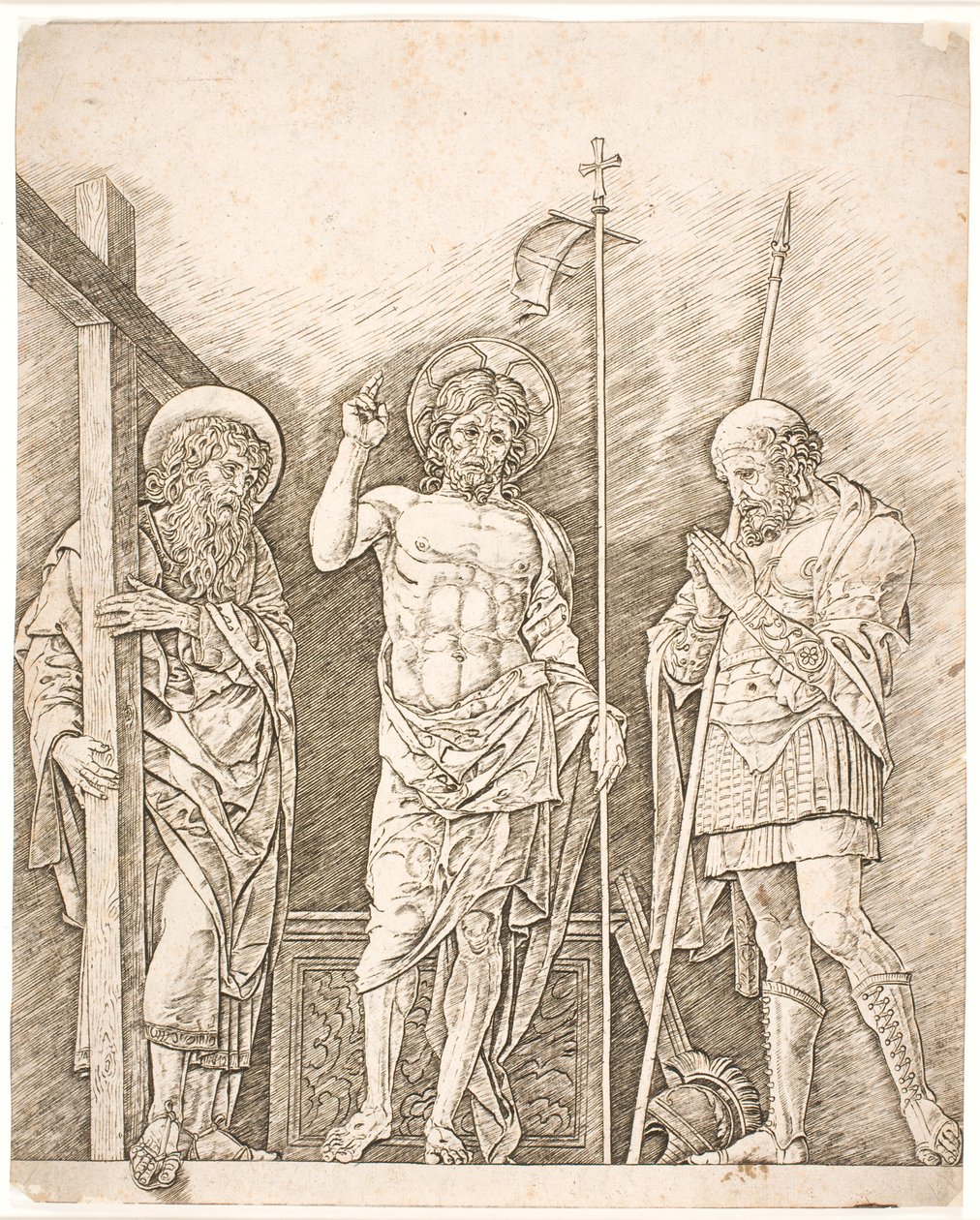 Il Cristo risorto da Andrea Mantegna