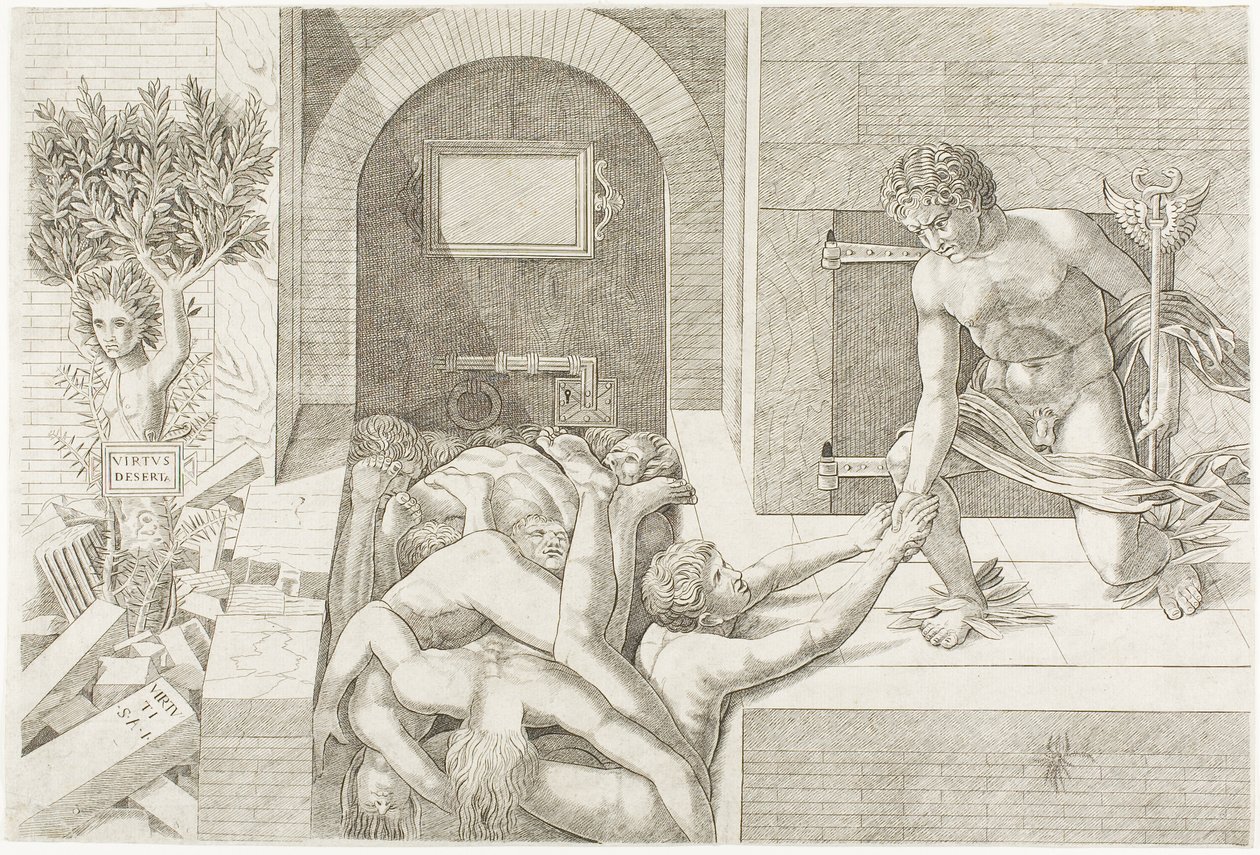 Ignoranza e Mercurio da Andrea Mantegna