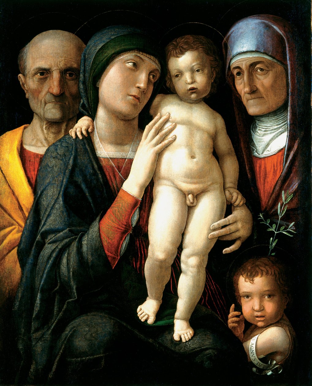 La Sacra Famiglia da Andrea Mantegna