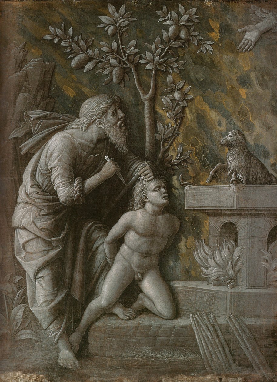 Il sacrificio di Isacco da Andrea Mantegna
