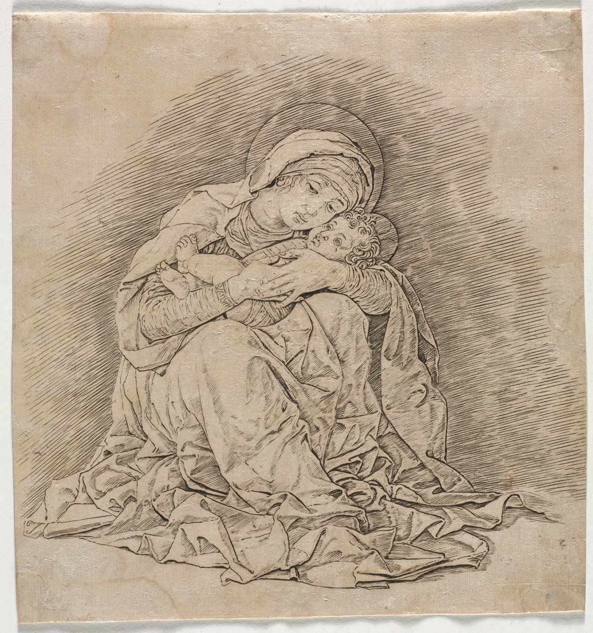 Vergine e bambino da Andrea Mantegna