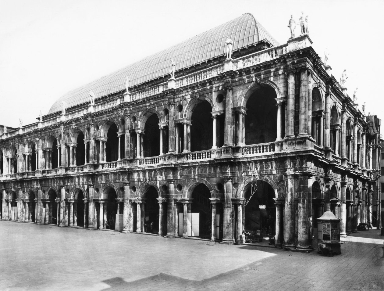 Facciata della Basilica Palladiana, costruita 1549-1614 da Andrea Palladio