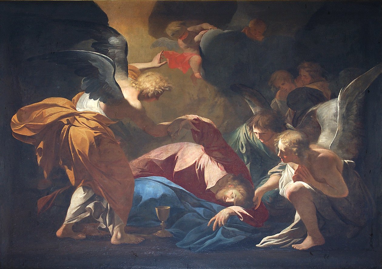 Gesù nel Giardino del Getsemani da Andrea Pozzo