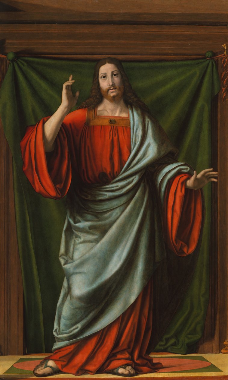 Cristo Benedice, c.1520 da Andrea Solario