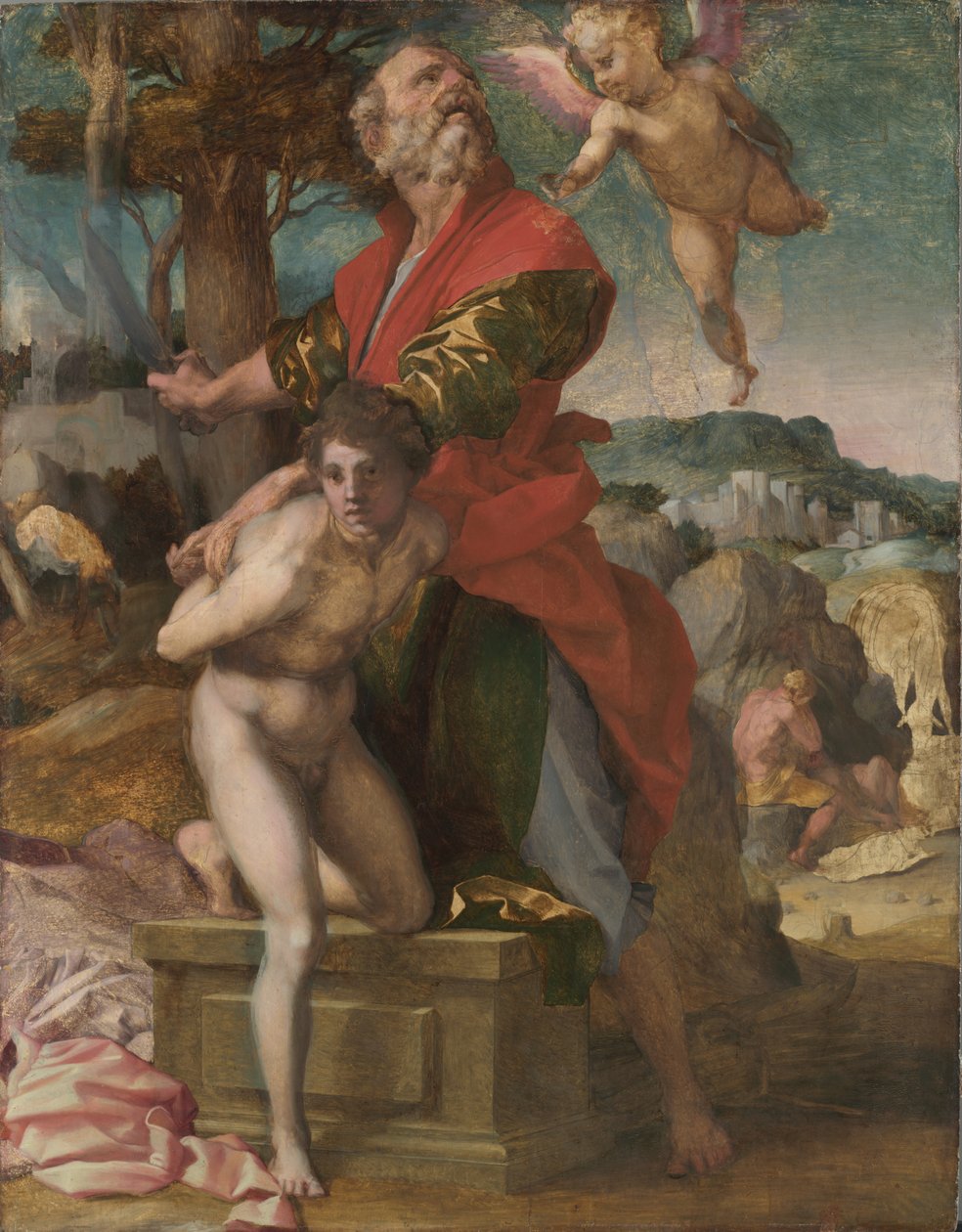 Il sacrificio di Isacco, c. 1527 da Andrea del Sarto