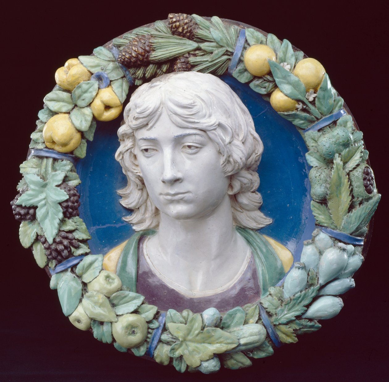 Testa di un giovane da Andrea Della Robbia