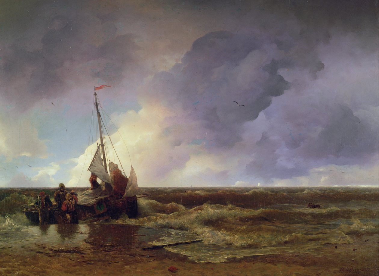 Sbarco da Andreas Achenbach