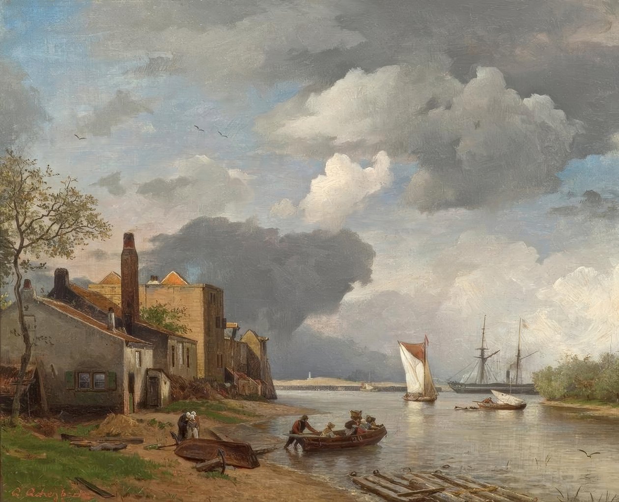A. Achenbach, Tempo che si schiarisce da Andreas Achenbach