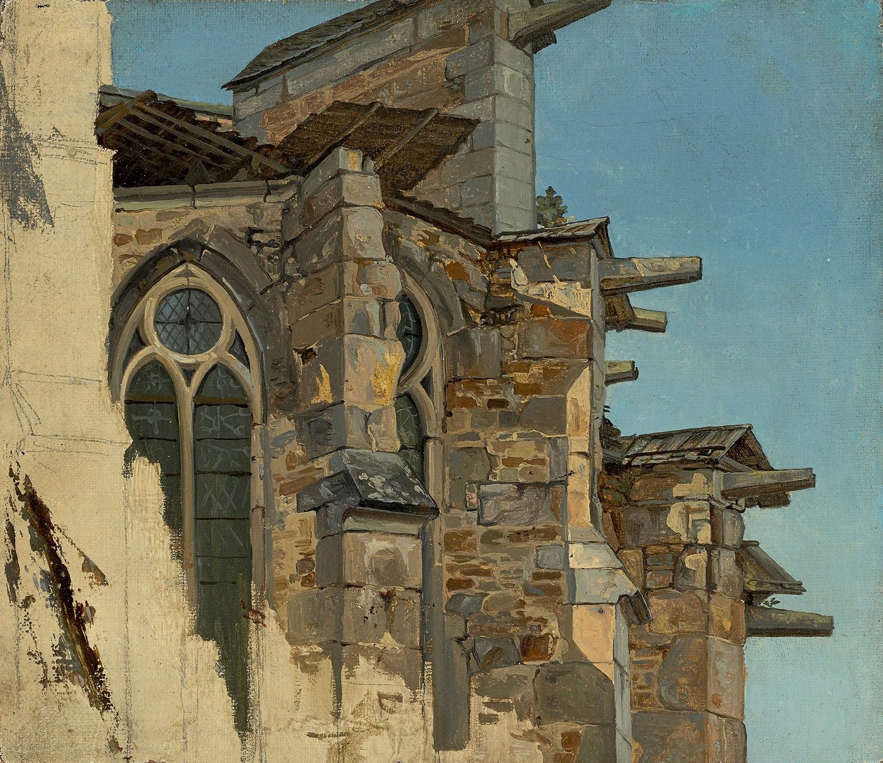 Tedesco: La cattedrale di Altenberg (Studio) da Andreas Achenbach