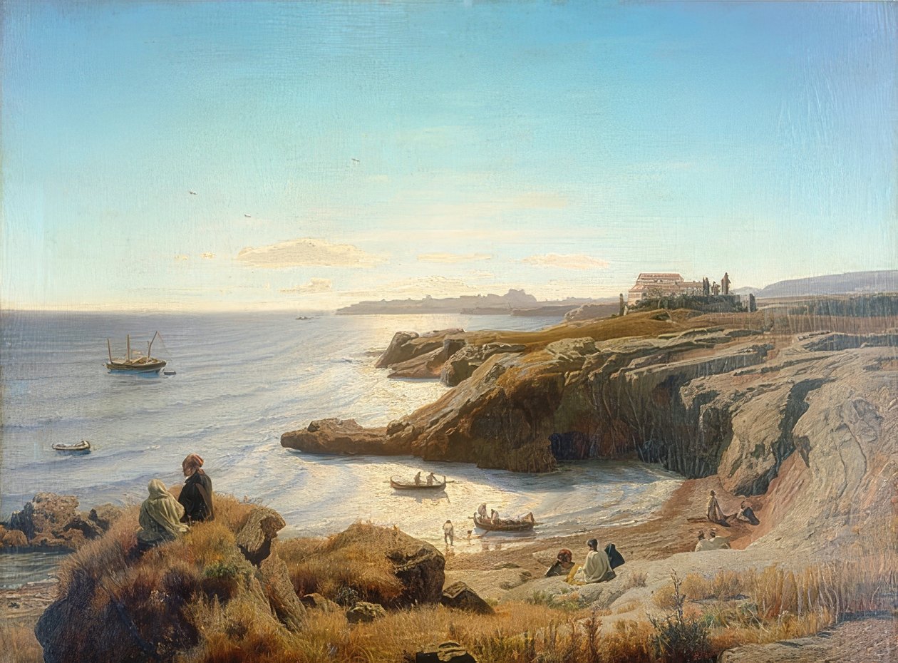 Costa presso Siracusa da Andreas Achenbach