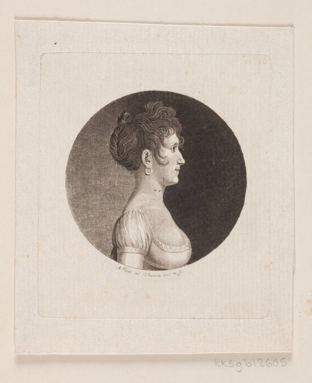Ritratto di donna sconosciuta da Andreas Flint