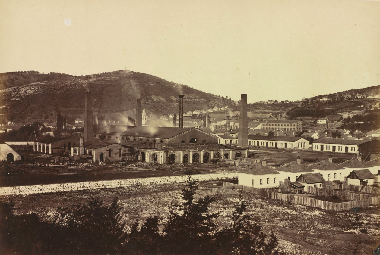 Ferriere a Reschitza, c. 1860 da Andreas Groll