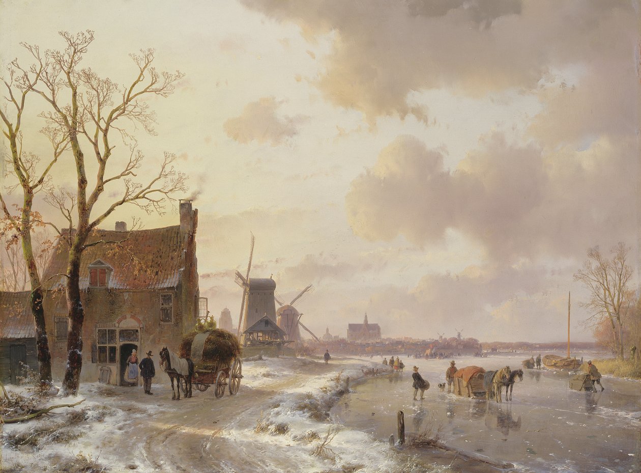Scena invernale da Andreas Schelfhout