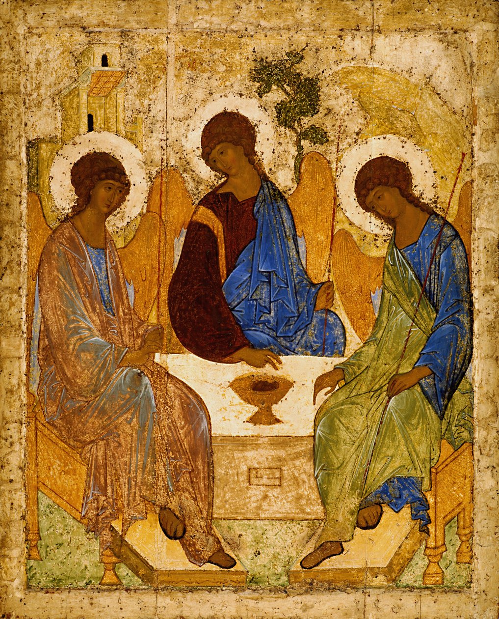 Russo: "Trinità" Santa Trinità (Troitsa) da Andrei Rublev