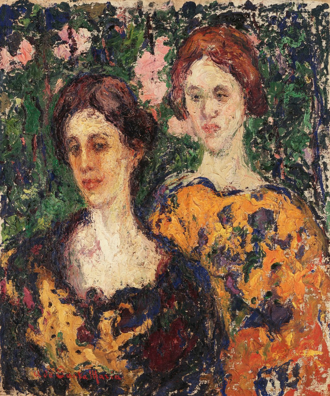 Due donne da Andres de Santa Maria
