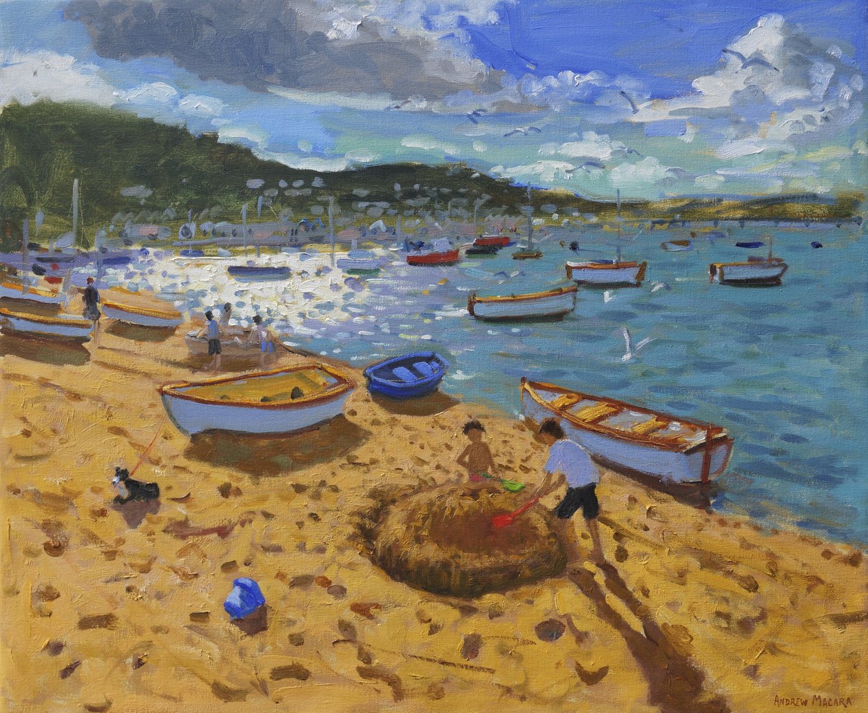 Grande castello di sabbia, Teignmouth, 2013 da Andrew Macara