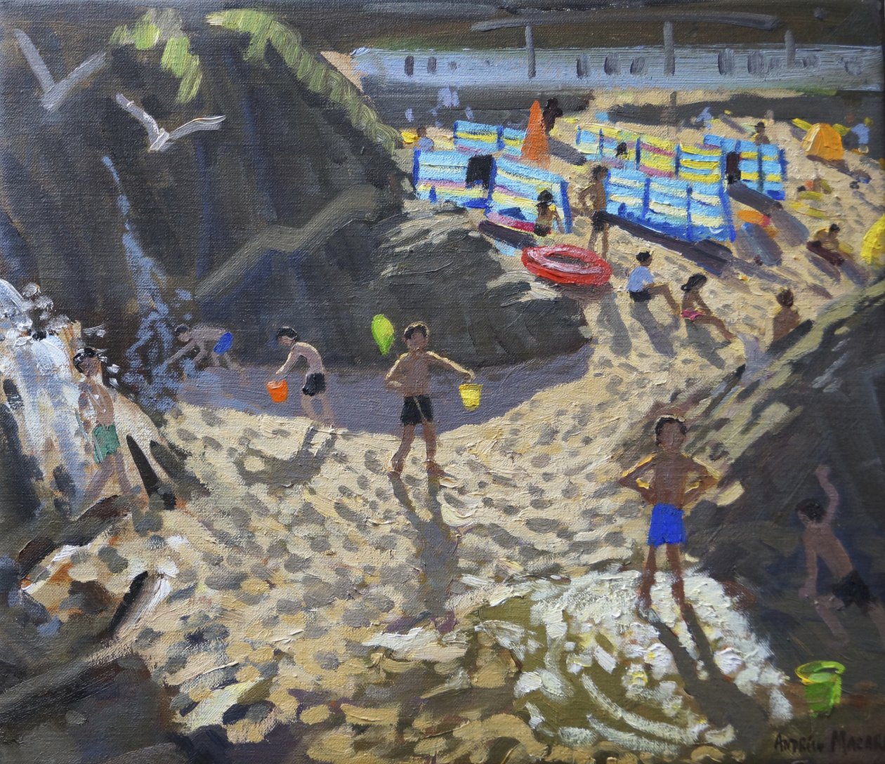 Cascata, spiaggia di Porthmeor, St Ives da Andrew Macara