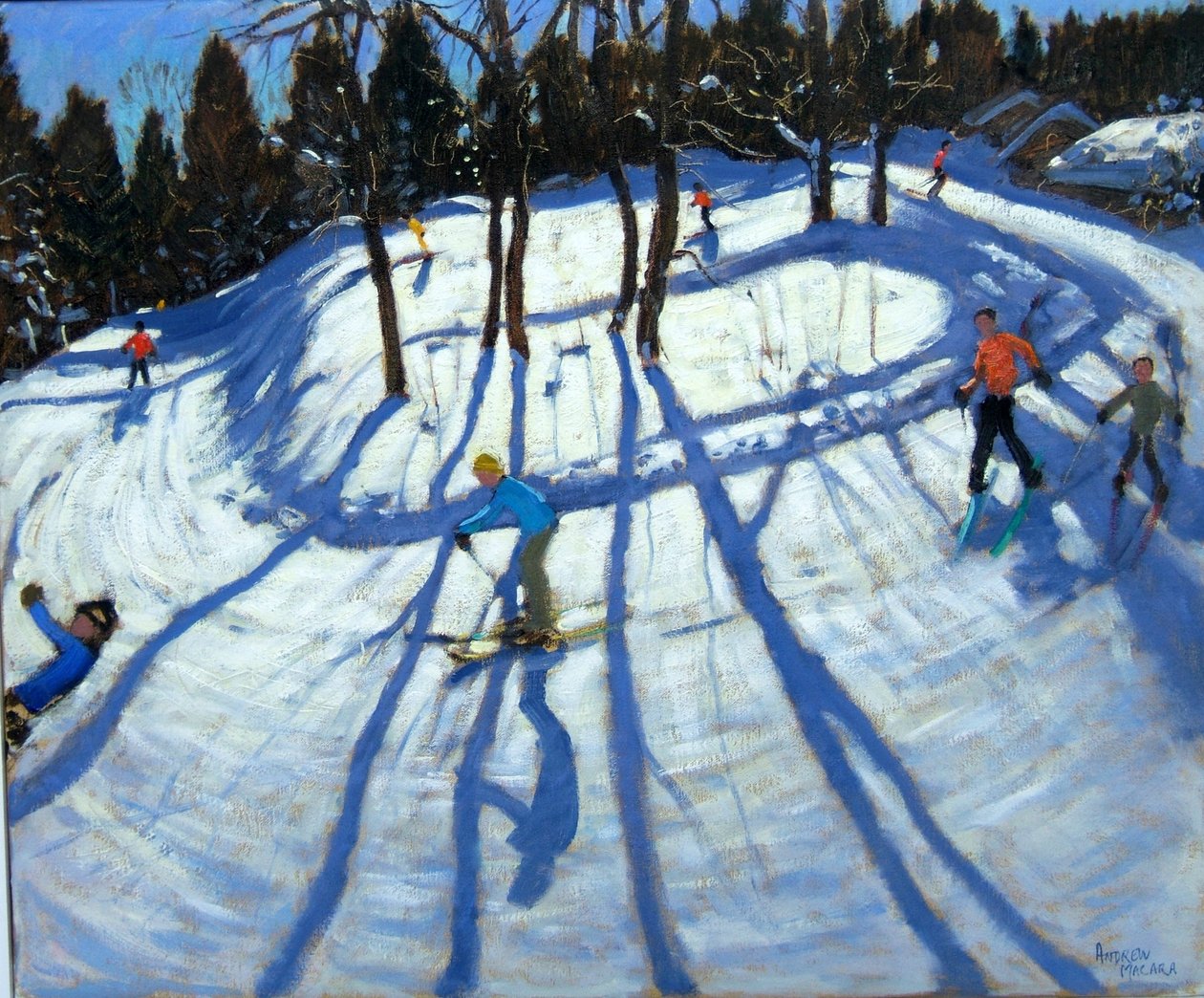 Sentiero tortuoso, Morzine da Andrew Macara