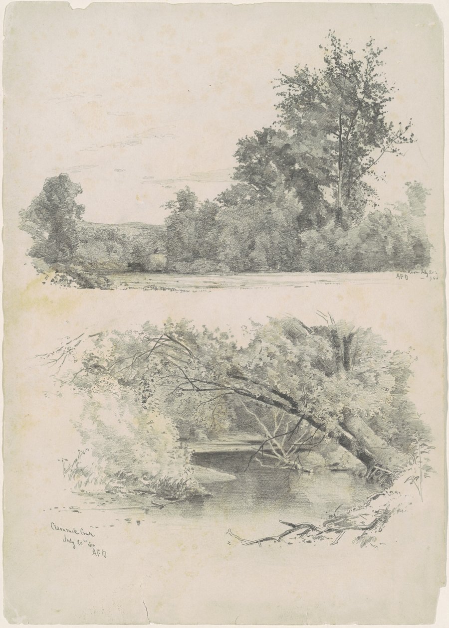 Hudson; e Claverack Creek da Andrew Fisher Bunner