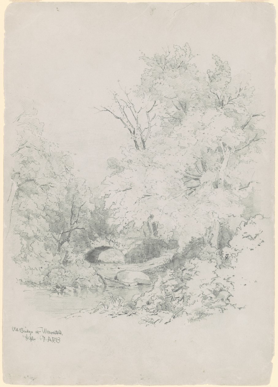 Vecchio ponte a Weaverton da Andrew Fisher Bunner