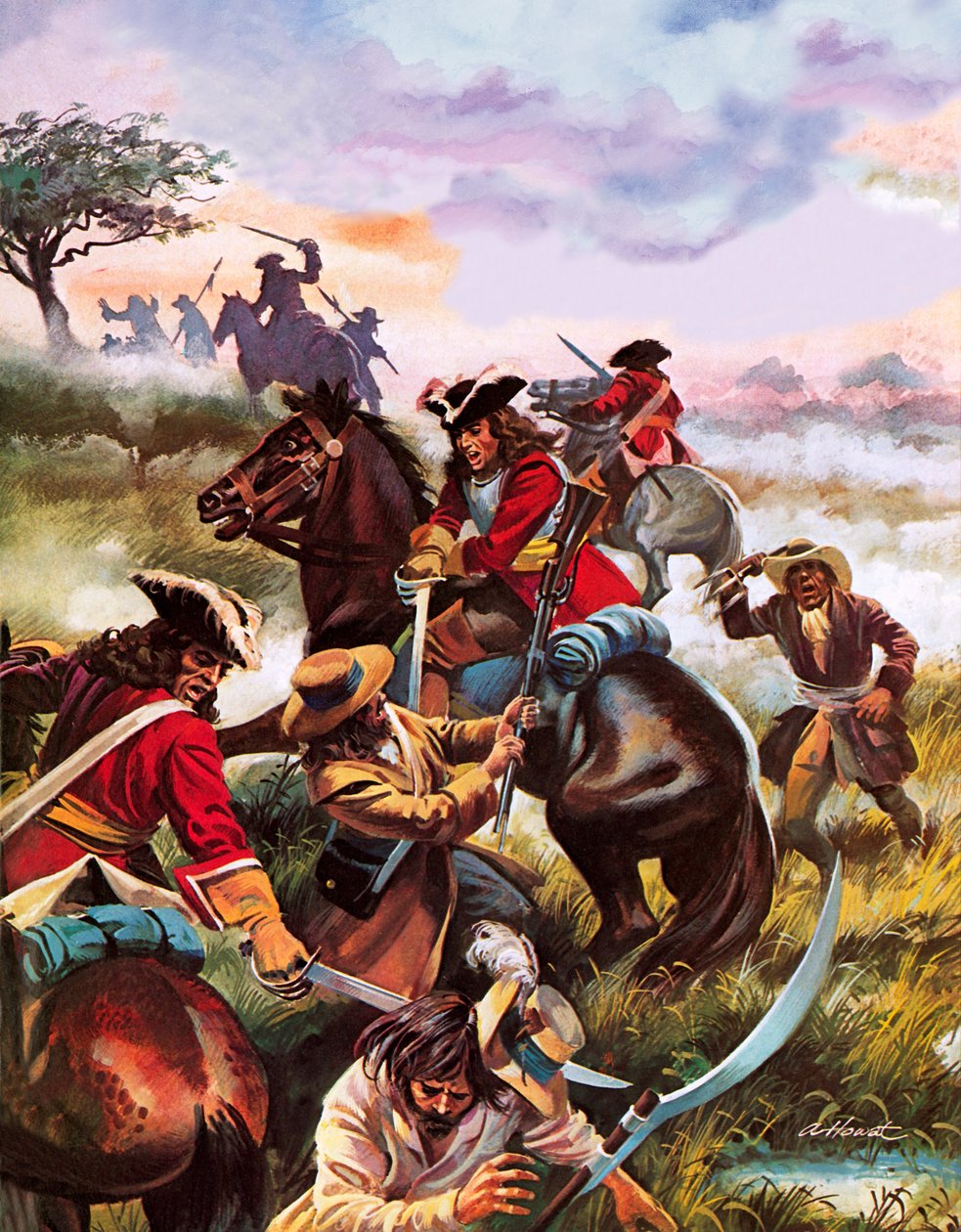 Battaglia di Sedgemoor 1685 da Andrew Howat