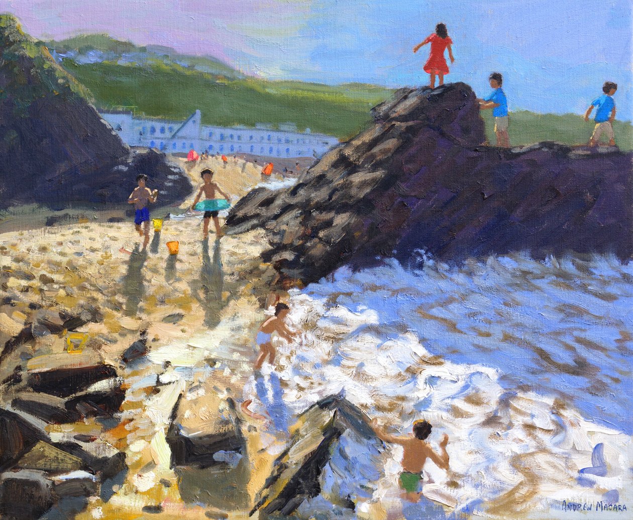 Arrampicarsi sulle rocce, St Ives da Andrew Macara