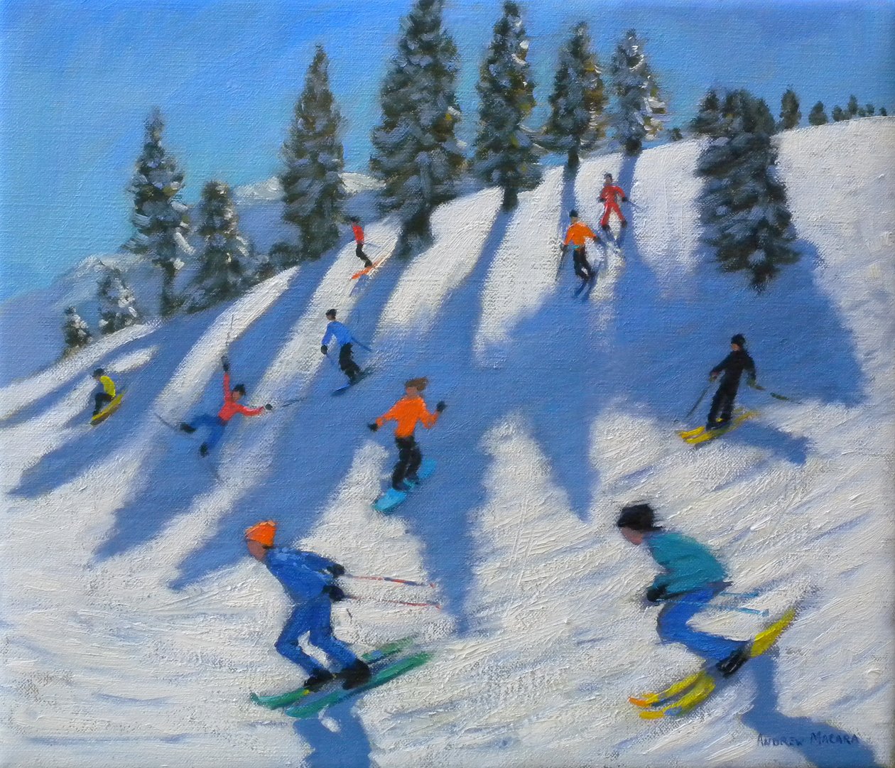 Sciatori, Lofer, 2010 da Andrew Macara