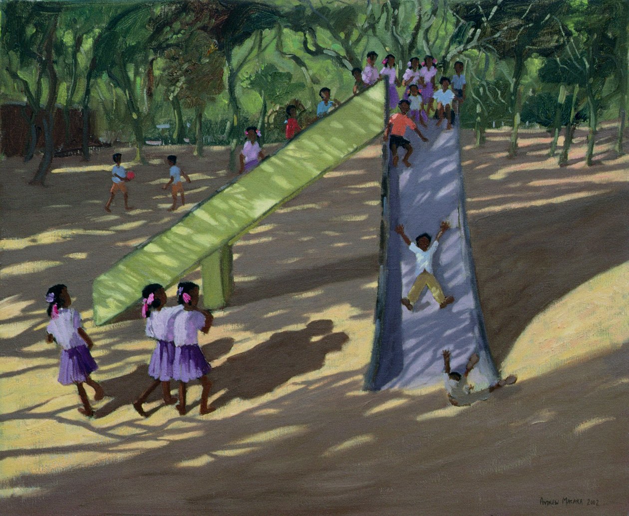 Scivolo, Mysore, 2001 da Andrew Macara